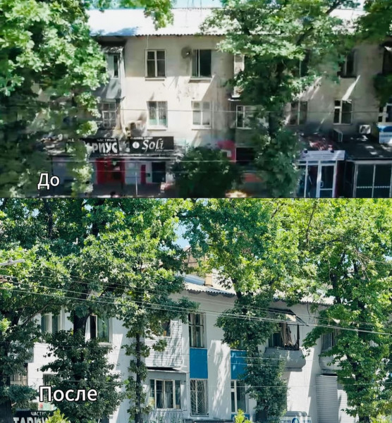 В столице продолжают обновлять фасады зданий
