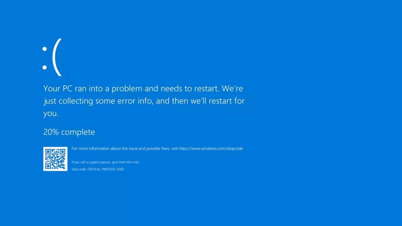 СМИ сообщают, что тысячи компьютеров на ОС Windows сегодня сталкиваются с проблемой синего экрана смерти (BSOD) при загрузке.