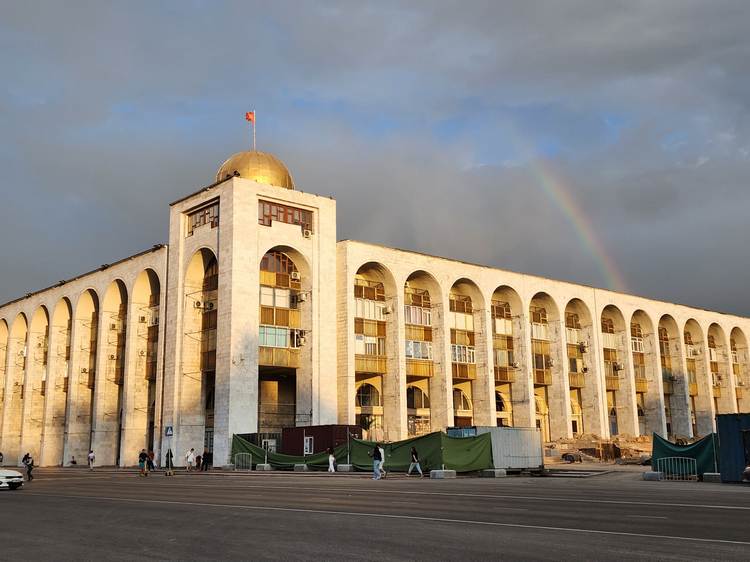 Радуга над Бишкеком, 20 июля 2024 года