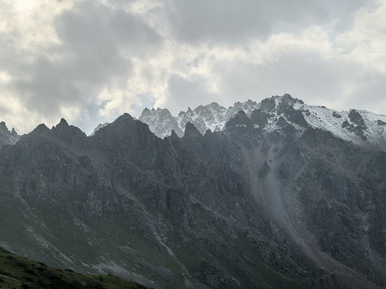 В горах Кыргызстана