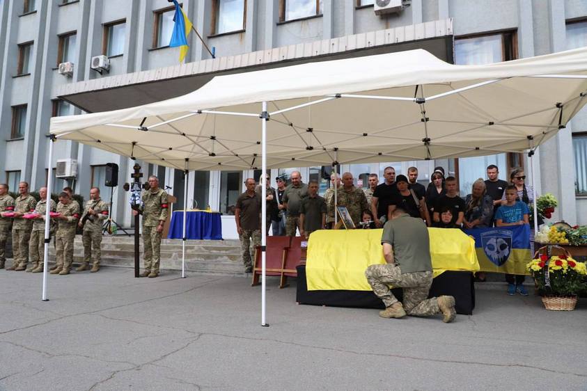 Похороны украинского летчика
