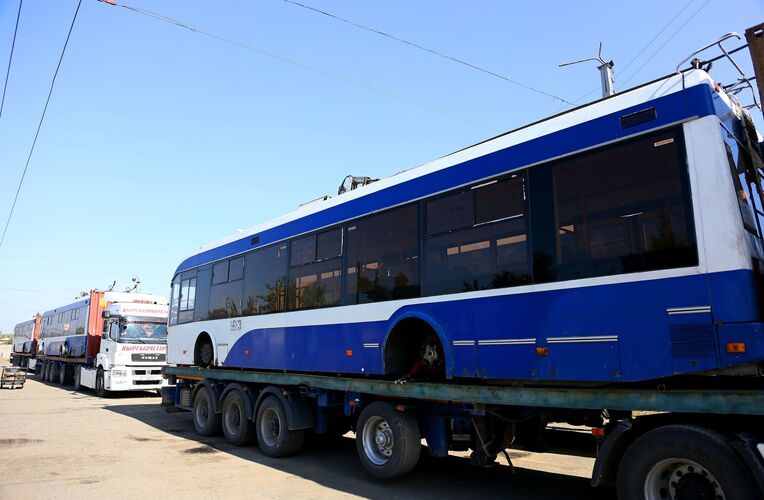 Бишкектен троллейбустар келди
