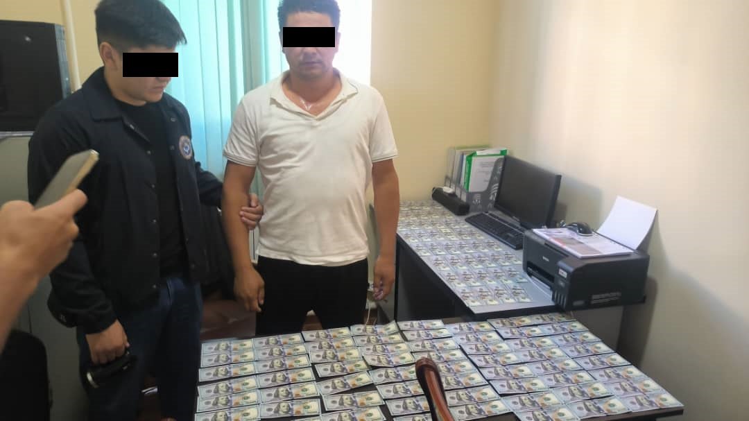 Задержанный на месте преступления
