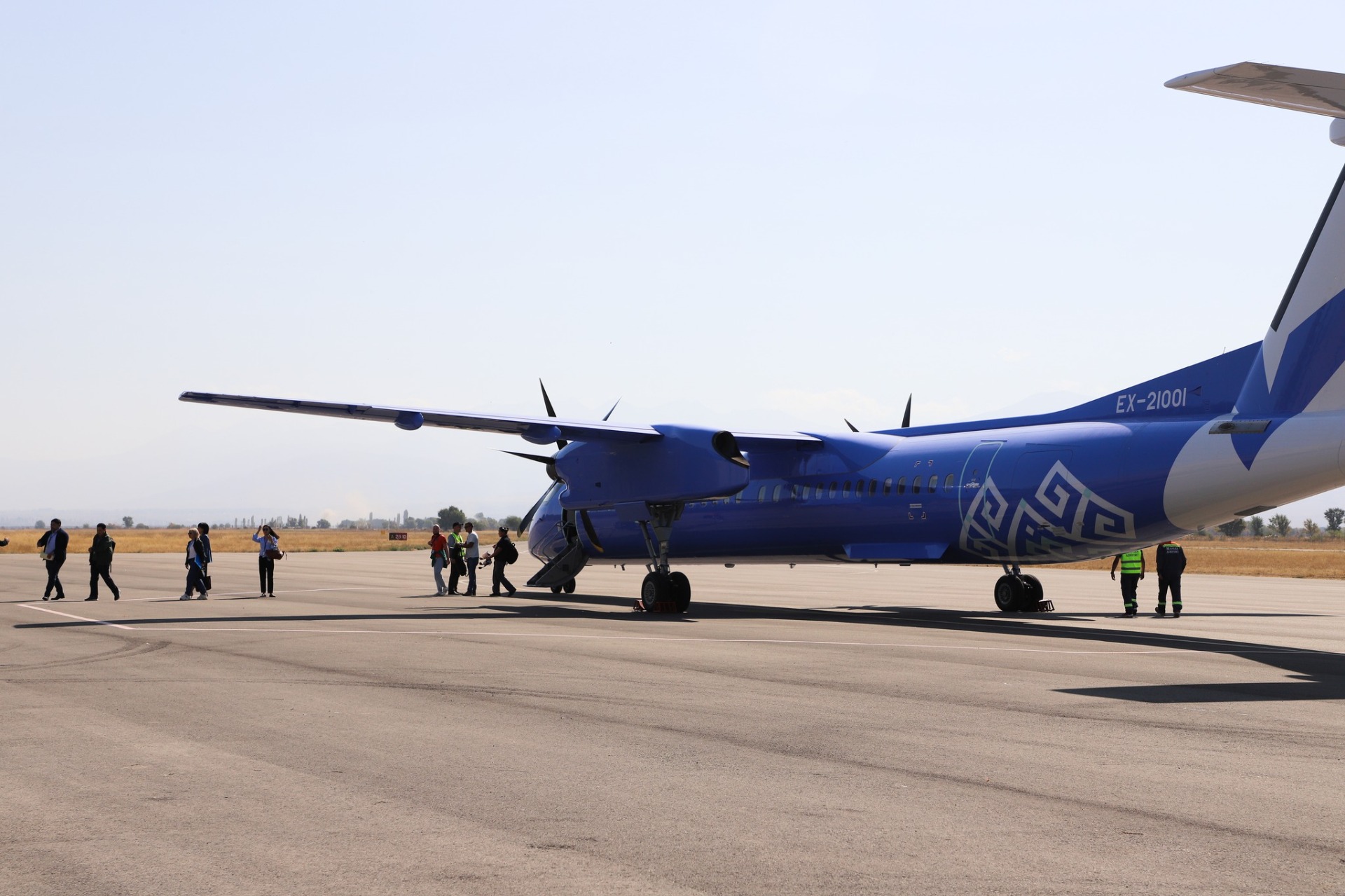 Cамолет авиакомпании Asman Airlines совершил первый технический полет в Талас