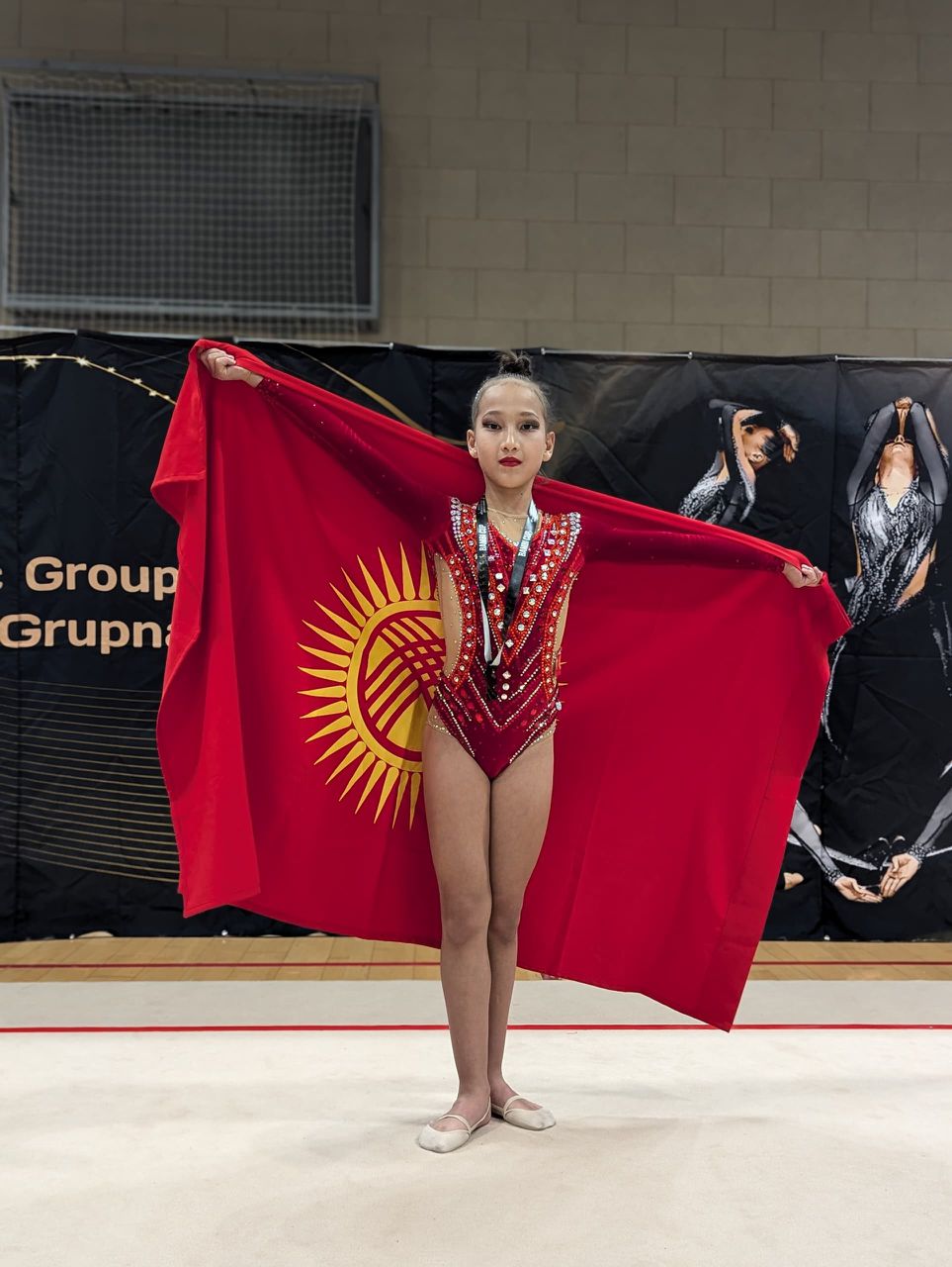 Гимнастки из Кыргызстана