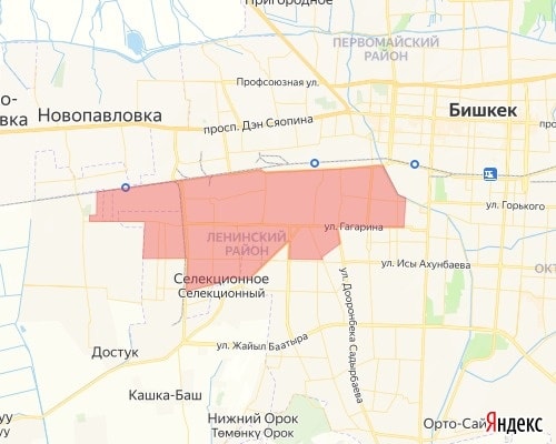 Район отключения воды
