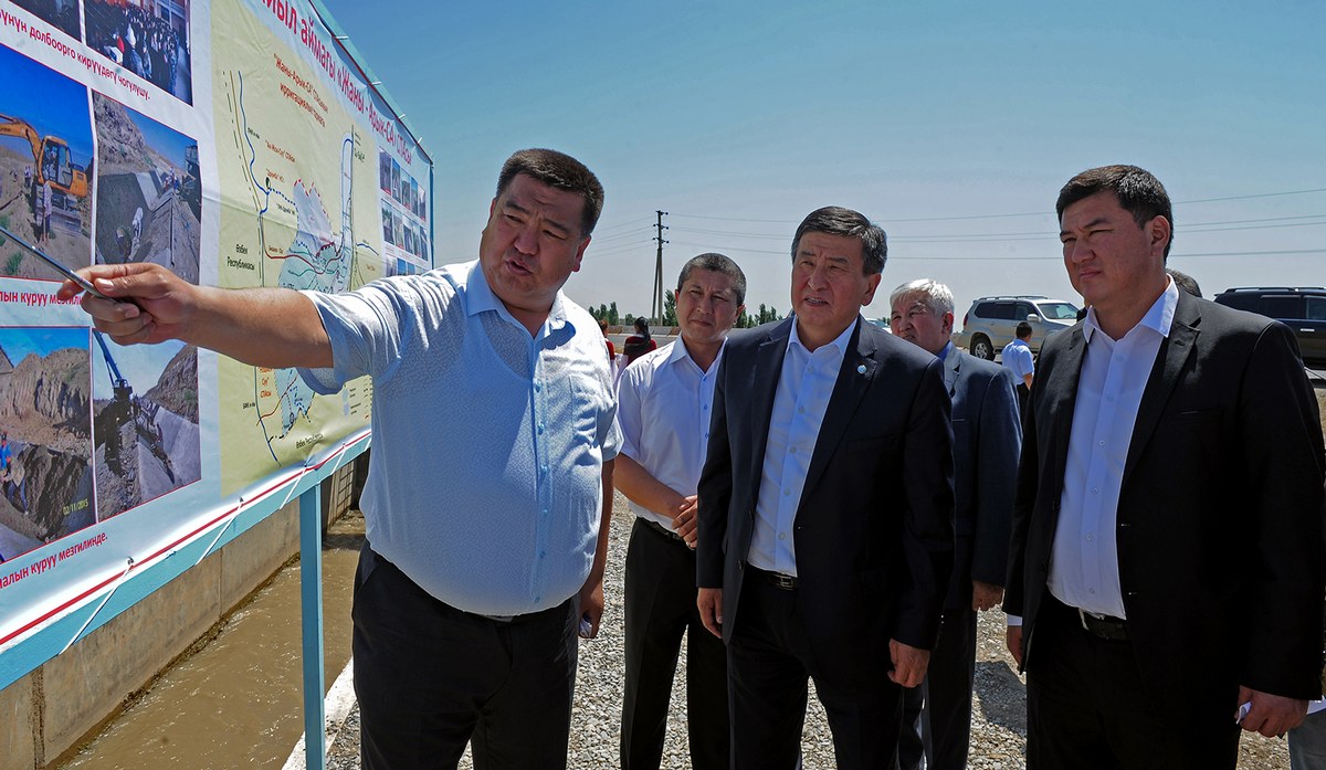 В Джалал-Абадской области открылся новый поливной канал
