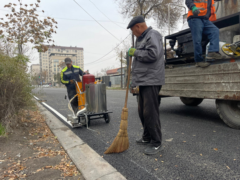 В Бишкеке после капитального ремонта открыли улицу Суюмбаева