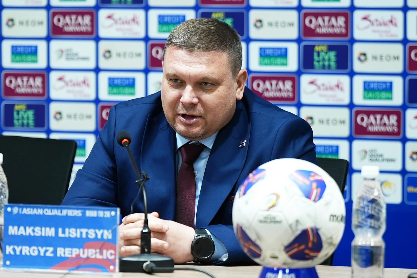 Главный тренер сборной Максим Лисицын
