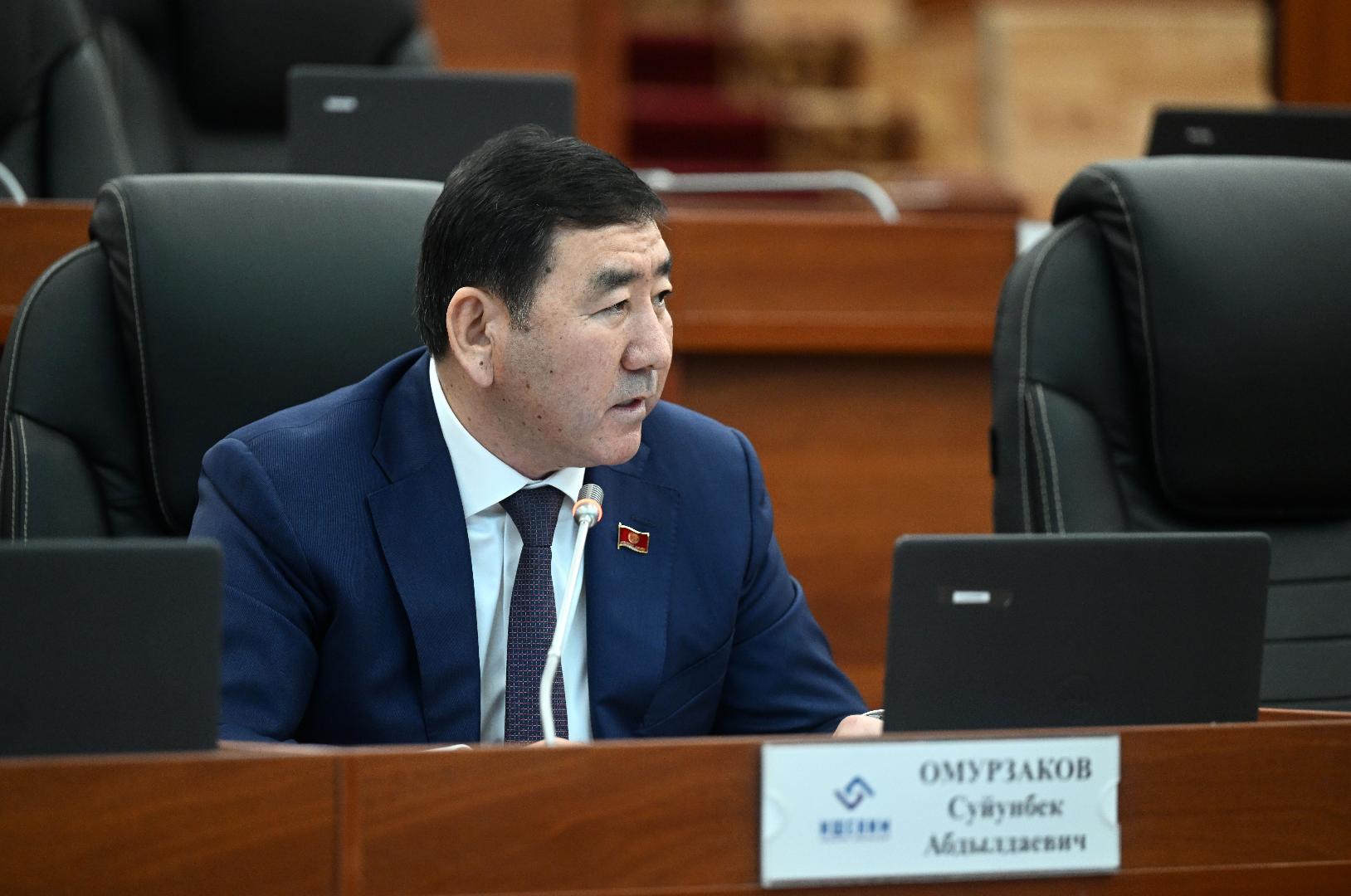 Депутат Суйунбек Омурзаков