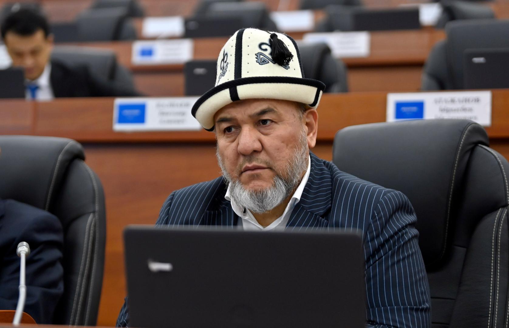 Депутат Жалолидин Нурбаев