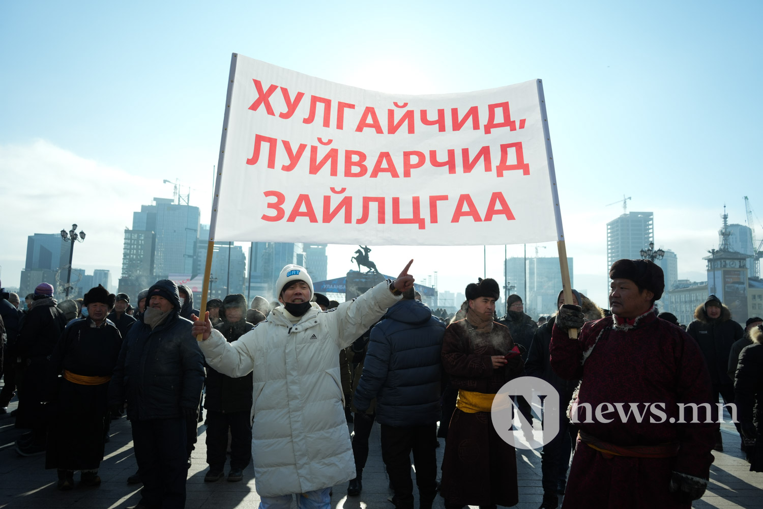 Протесты в столице Монголии