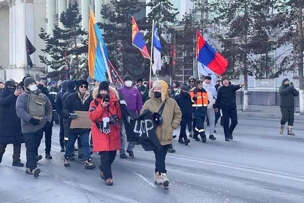 Протесты в столице Монголии
