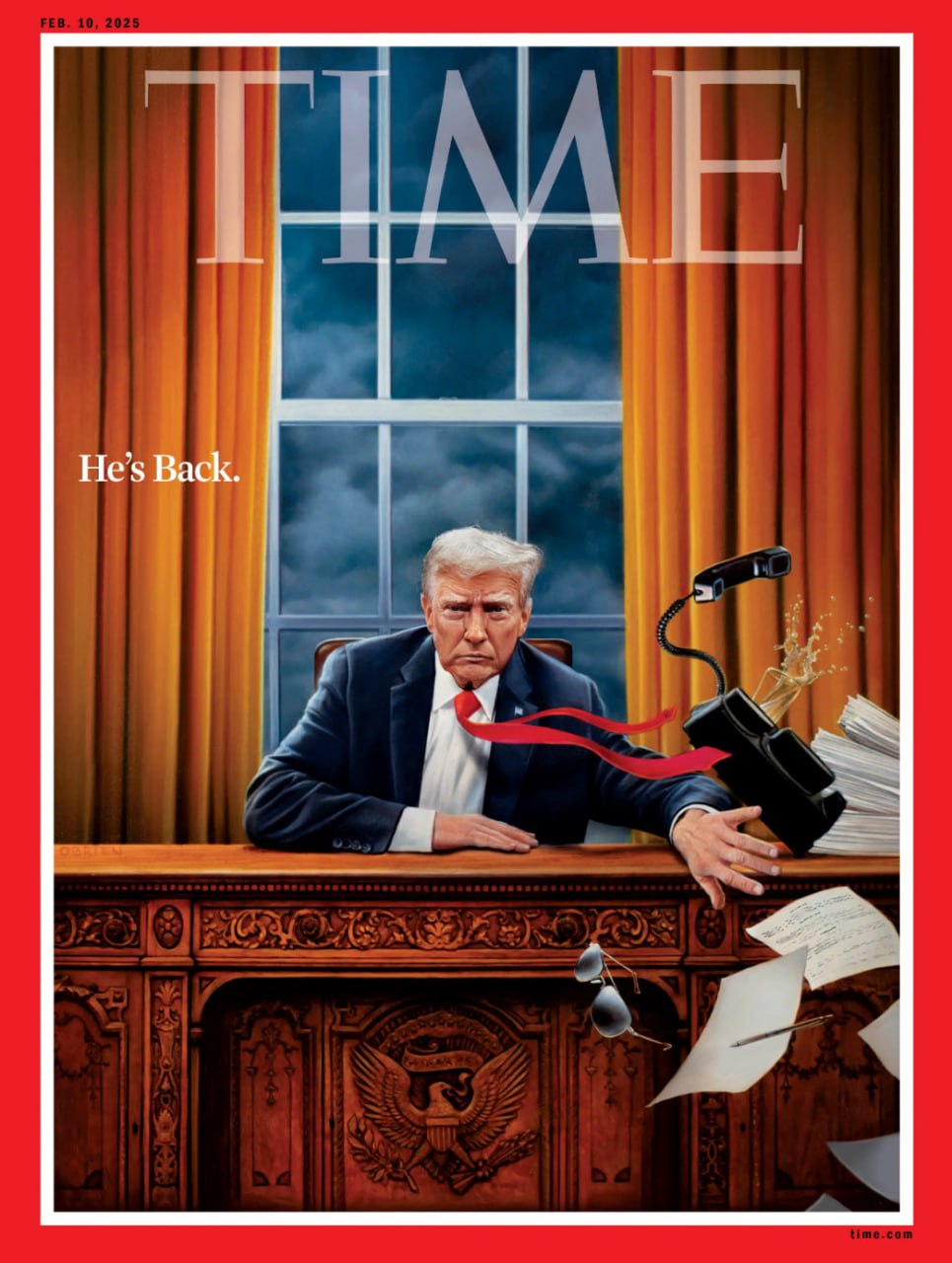 Дональд Трамп на обложке