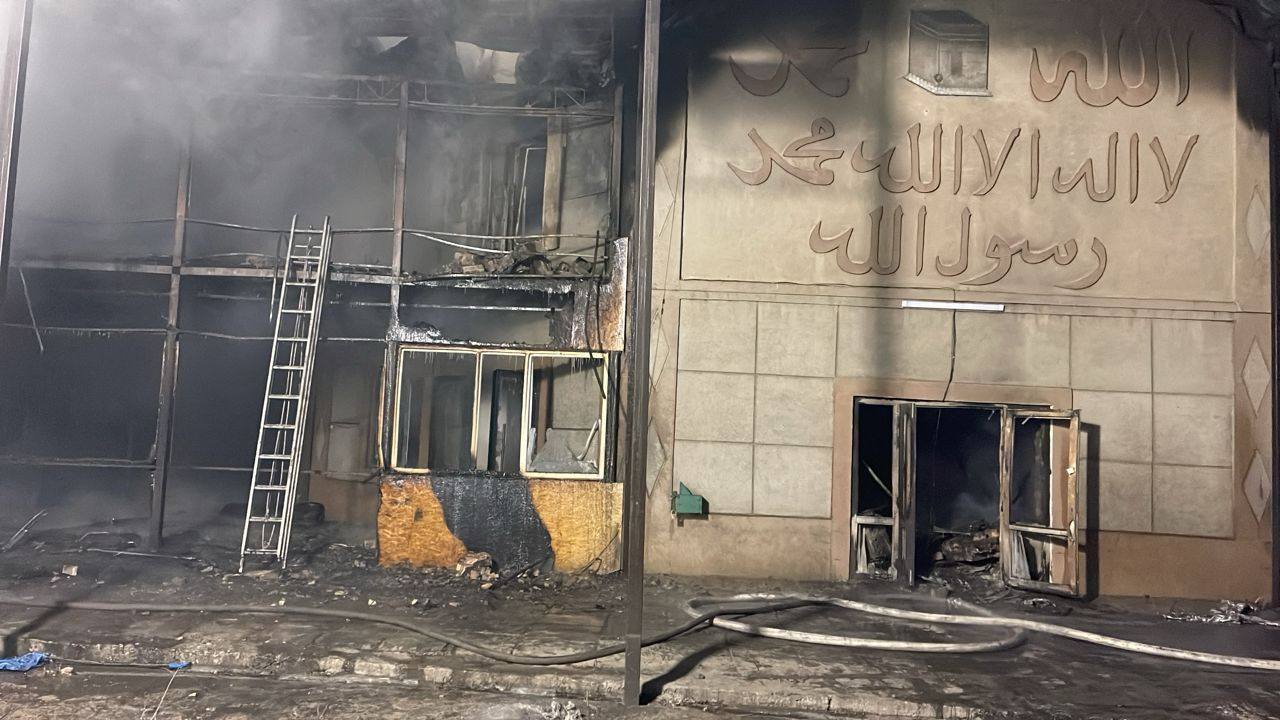 В Сокулуке в мечети произошел крупный пожар