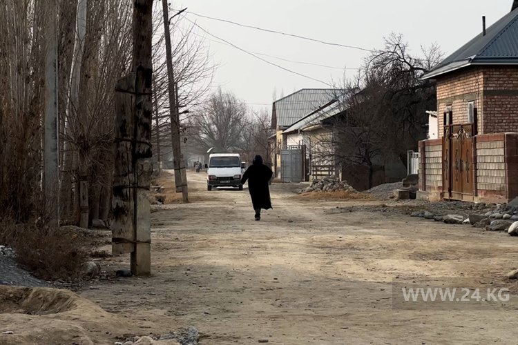 Состояние дороги в селе Кара-Бак