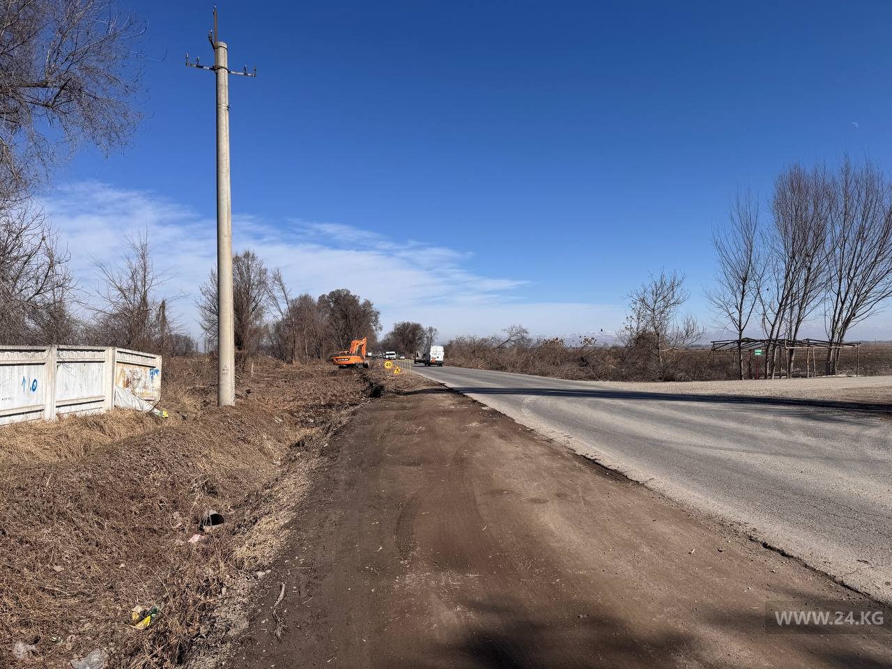 Реконструкция дороги от села Восток до объездной трассы
