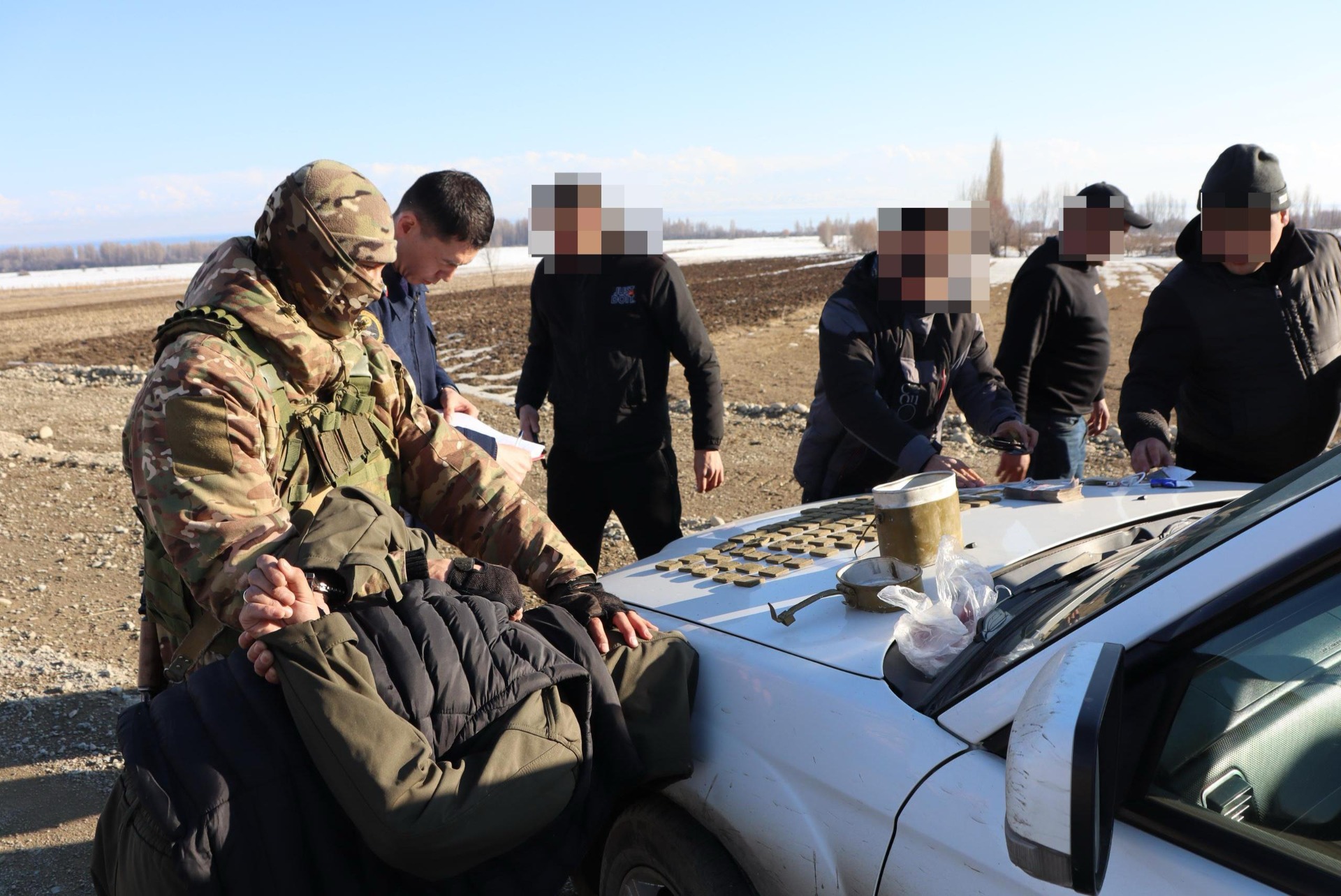 Задержание подозреваемого в сбыте наркотиков