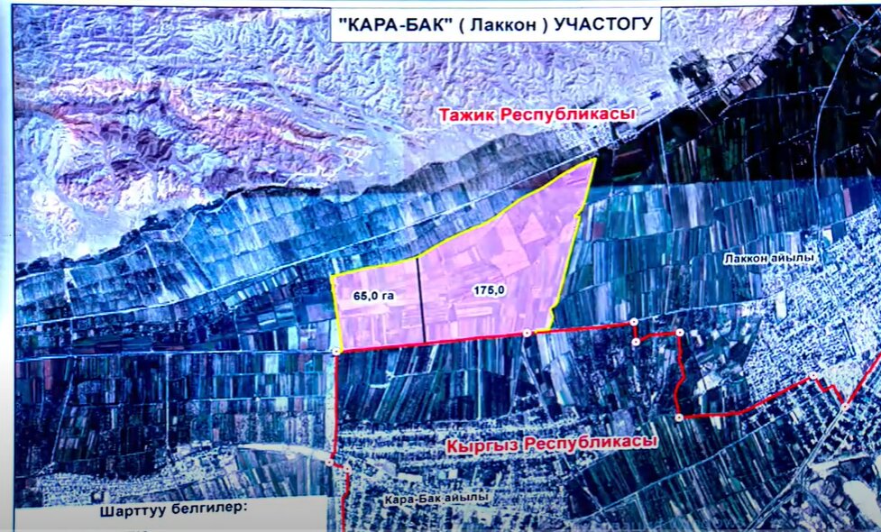 175 гектаров на участке Кара-Бак