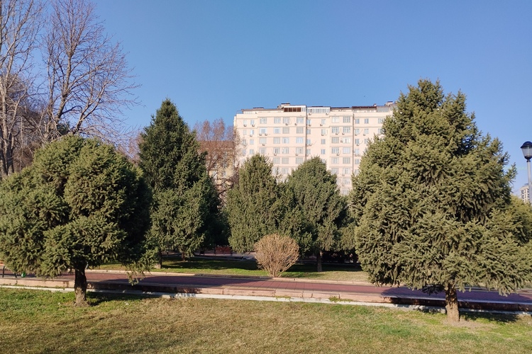 Бишкек, сквер имени Максима Горького