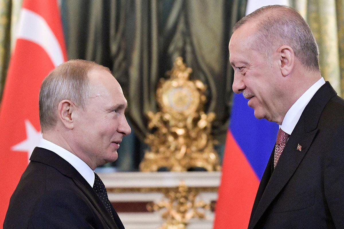 Владимир Путин и Реджеп Тайип Эрдоган обсудили урегулирование в Украине, проведя телефонный разговор