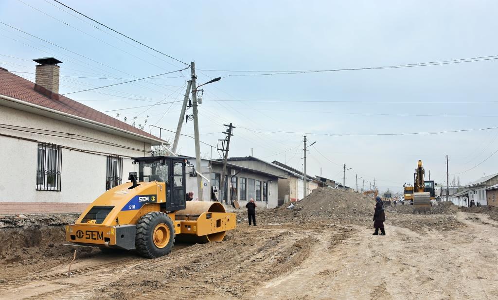 Реконструкция дороги по улице Саидова
