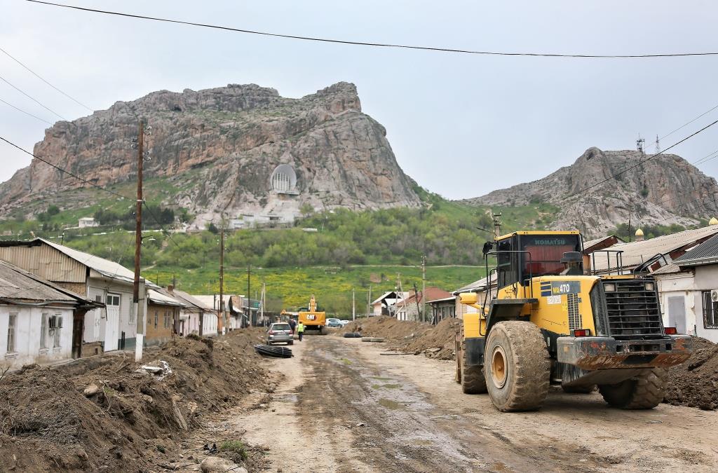 Реконструкция дороги по улице Саидова