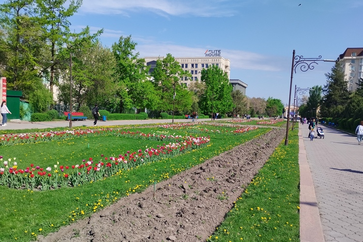 Бишкек, апрель
