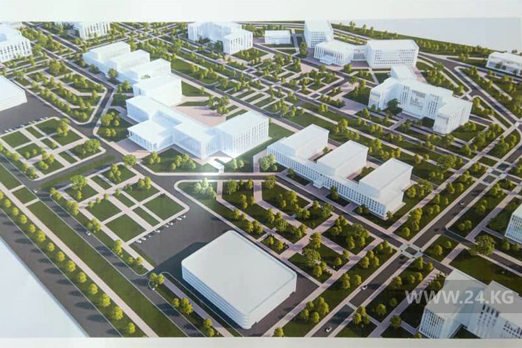 Эскизы будущего медицинского городка.