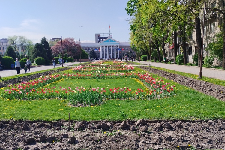 Бишкек в апреле