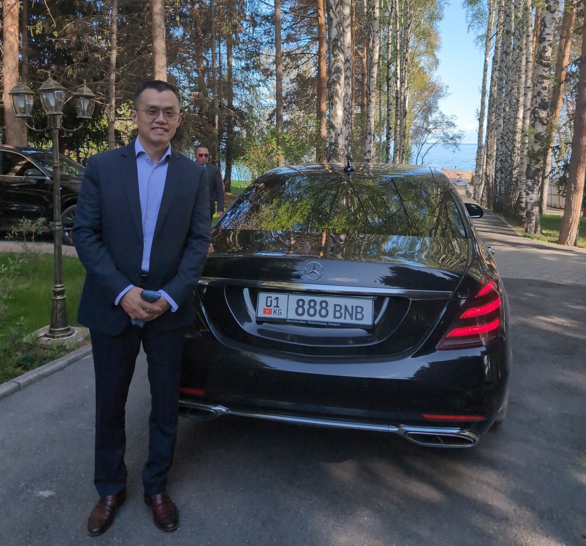 Основатель криптобиржи Binance Чанпэн Чжао в Кыргызстане.