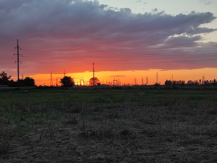 Закат в Сокулуке, 2 мая