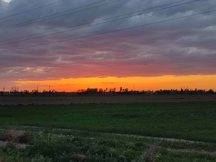 Закат в Сокулуке, 2 мая
