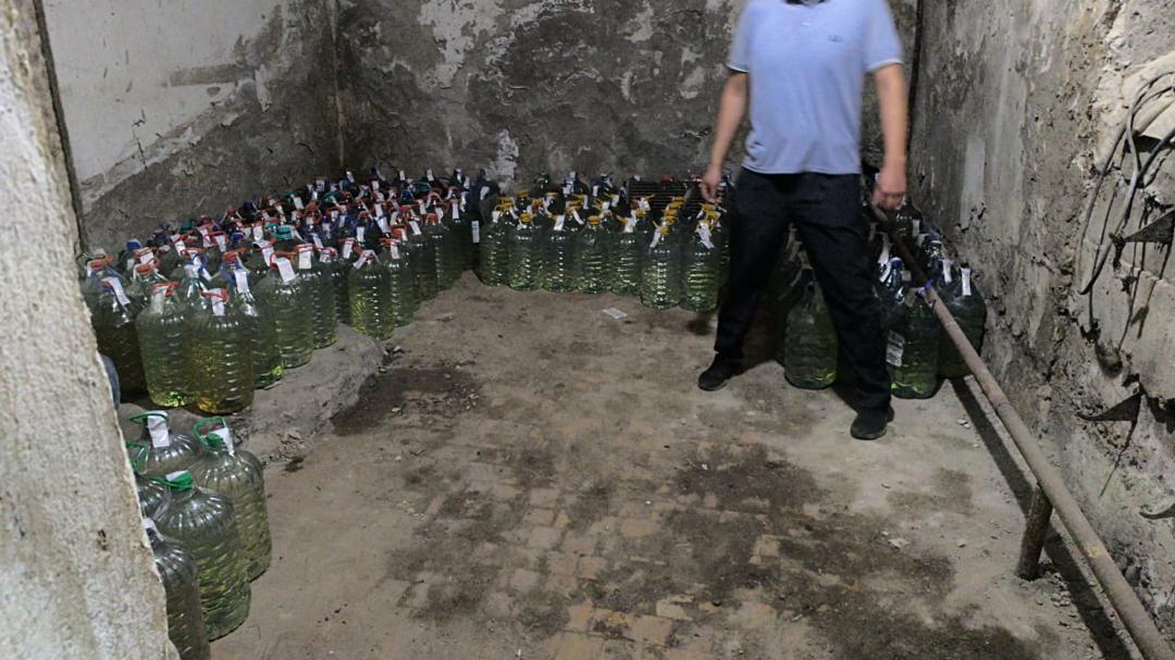 Изъятый бензин