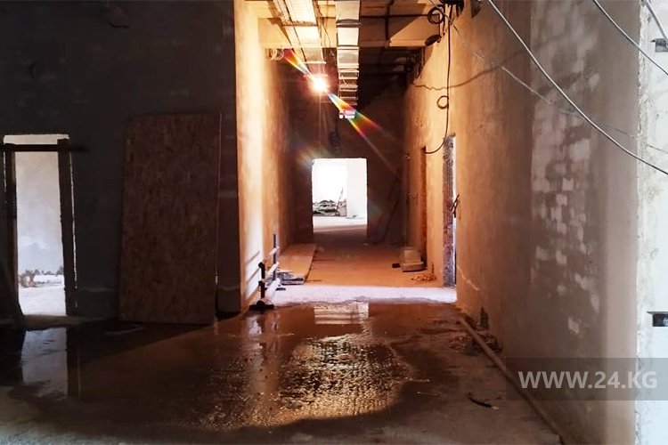 Новый корпус городской детской больницы в Бишкеке