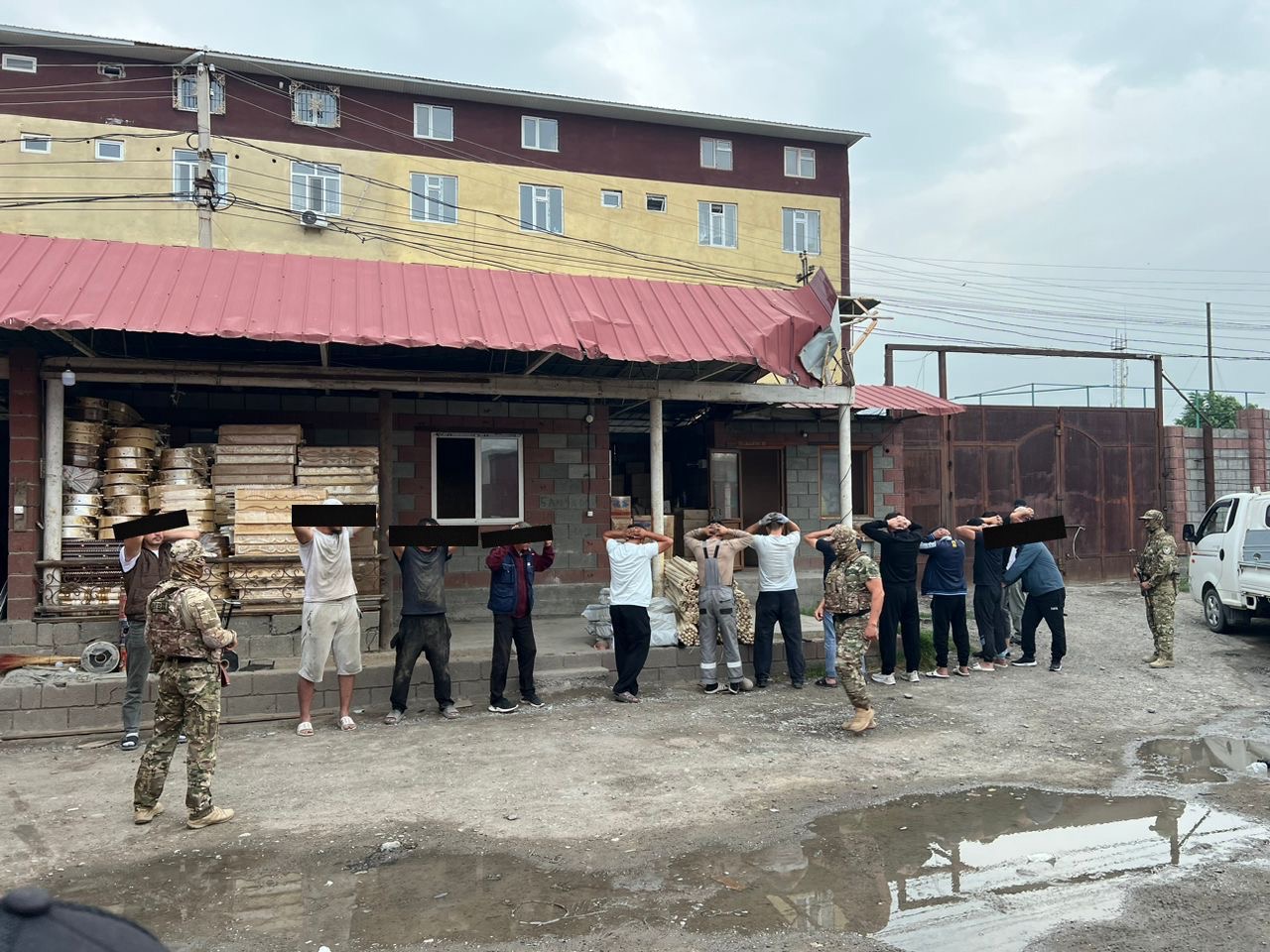 Задержание подозреваемых