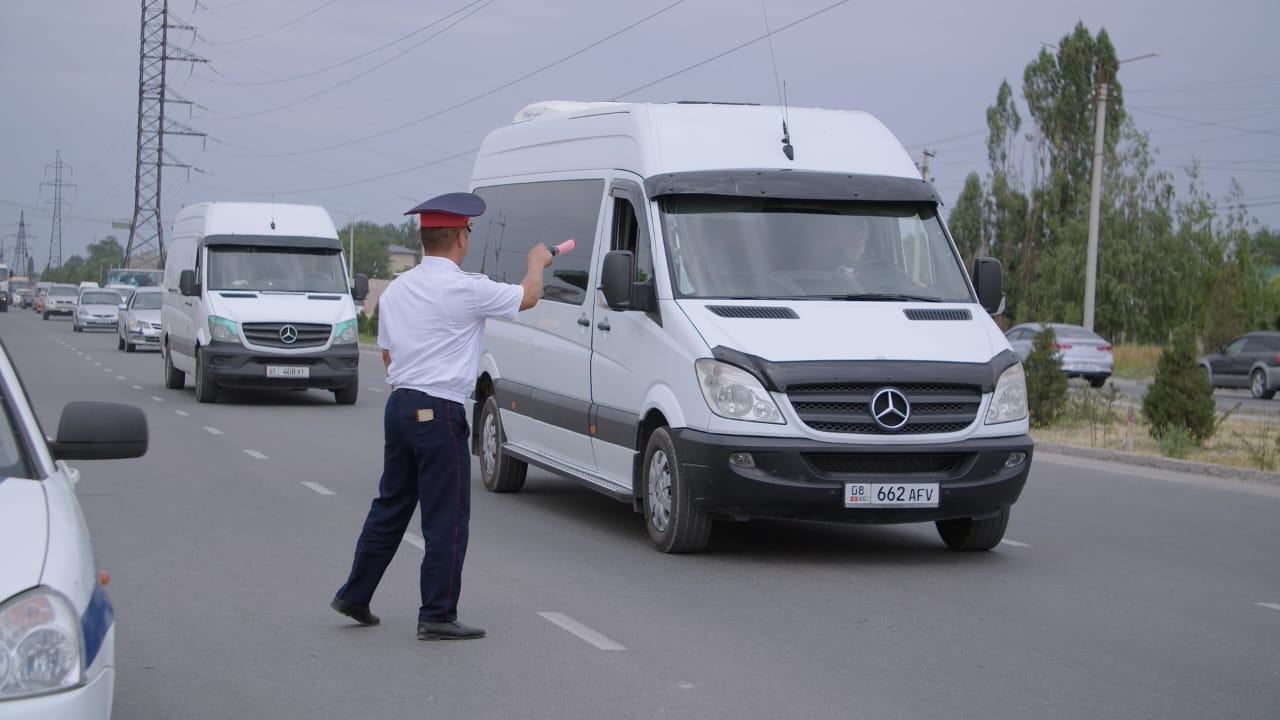 Рейд по выявлению грузовиков, загрязняющих воздух.