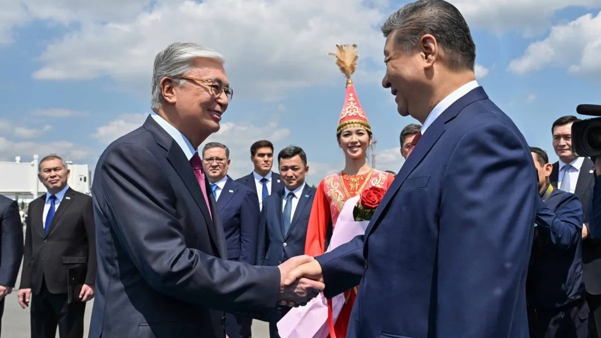 Касым-Жомарт Токаев и Си Цзиньпин
