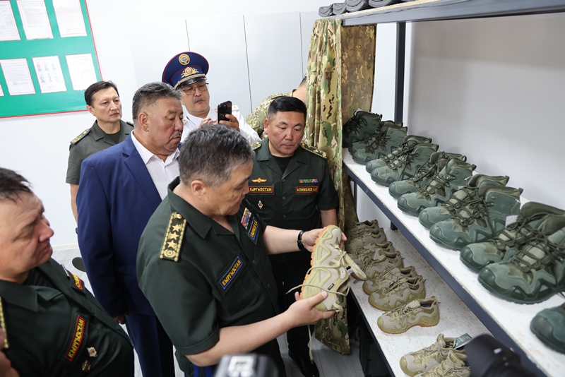 В Баткенской области открыт новый военный городок спецотряда «Бору»