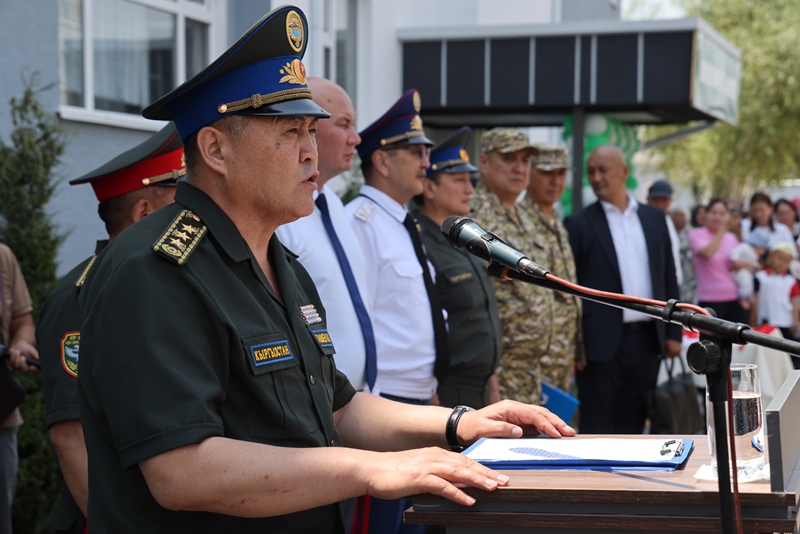 В Баткенской области открыт новый военный городок спецотряда «Бору»