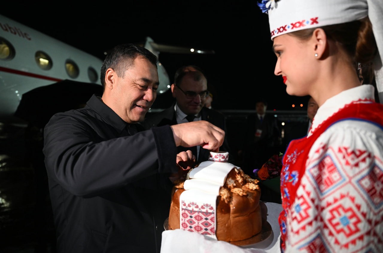 Садыр Жапаров в Минске