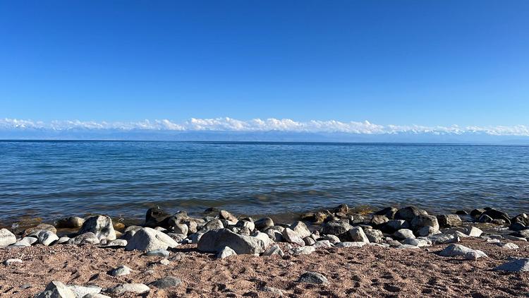 Южный берег Иссык-Куля, село Дархан