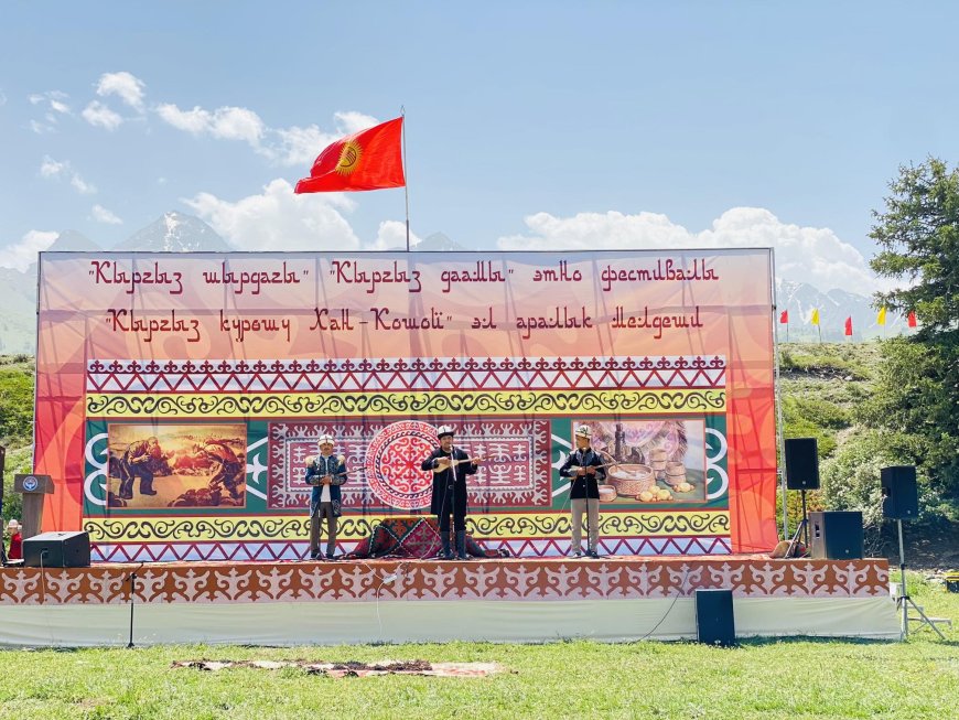 Фестивали по кыргызской кухне, ремеслу и борьбе прошли в Ат-Башинском районе