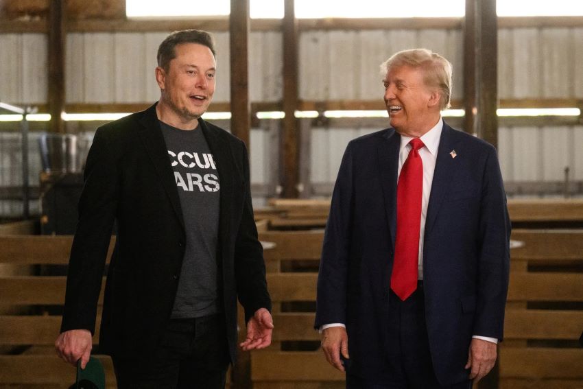 Дональд Трамп и Илон Маск