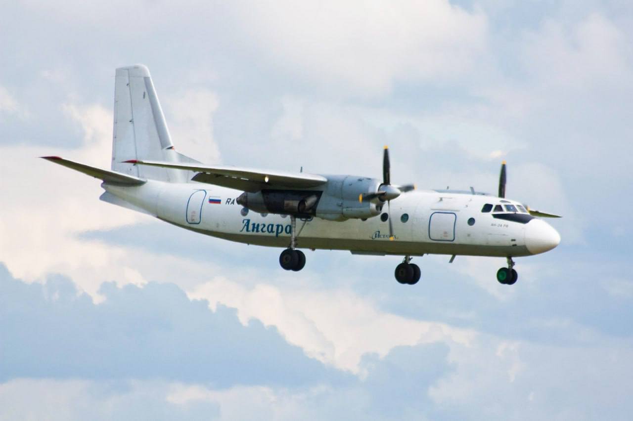 Так выглядит самолет Ан-24