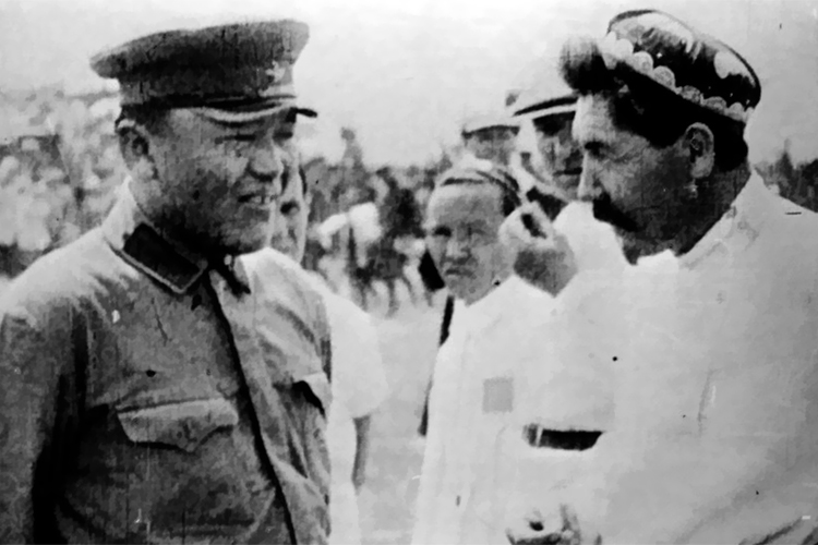 Абдыкадыр Орозбеков с Жусупом Абдрахмановым