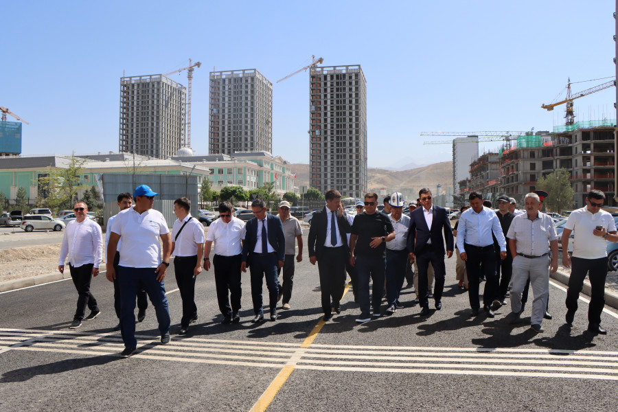 В Бишкеке открыли новую дорогу от Жукеева-Пудовкина до Молдобасанова