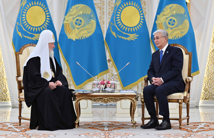 Президент Казахстана Касым-Жомарт Токаев провел встречу с Патриархом Московским и всея Руси Кириллом