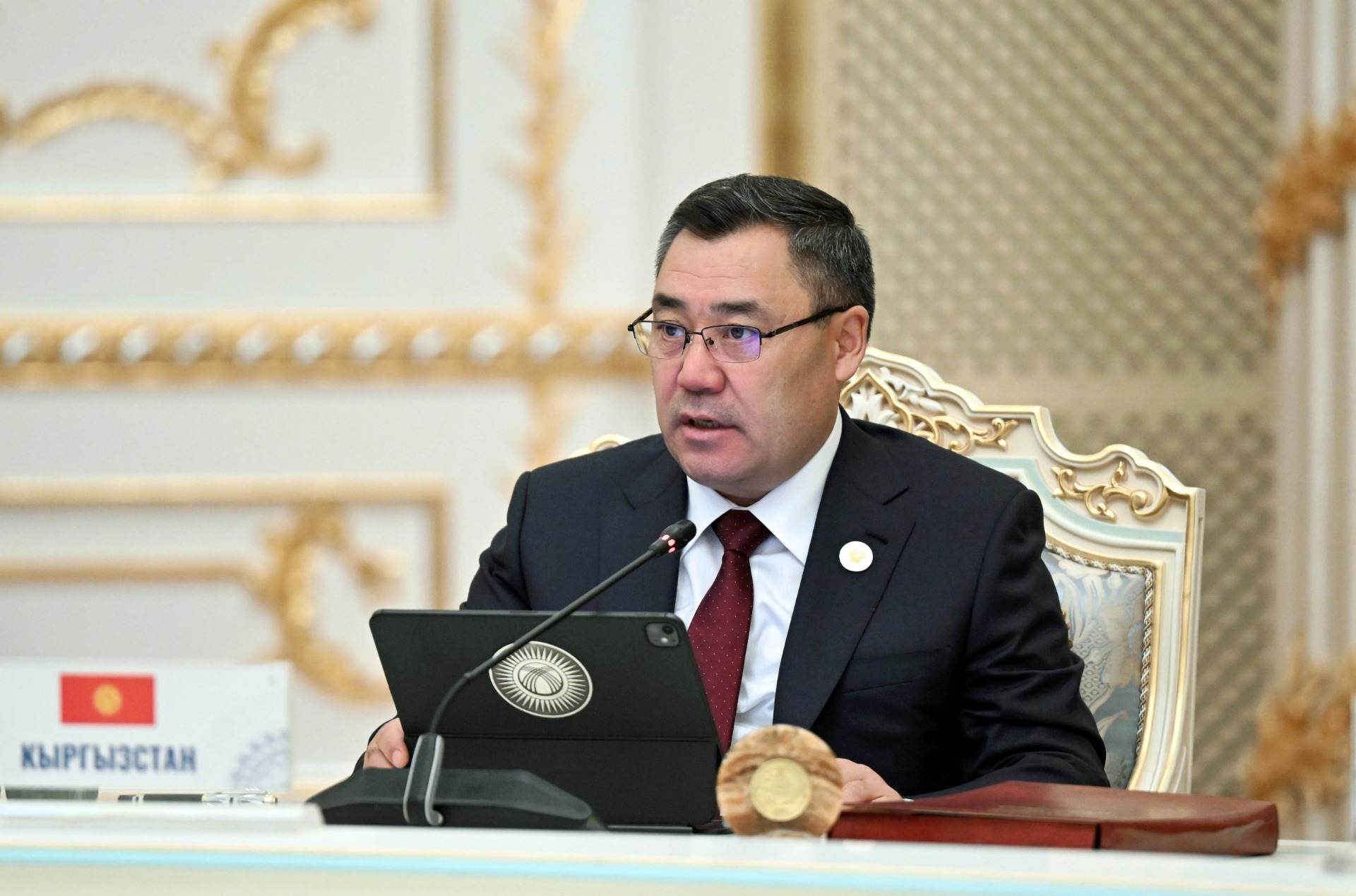 Садыр Жапаров выступил на саммите СНГ в Душанбе
