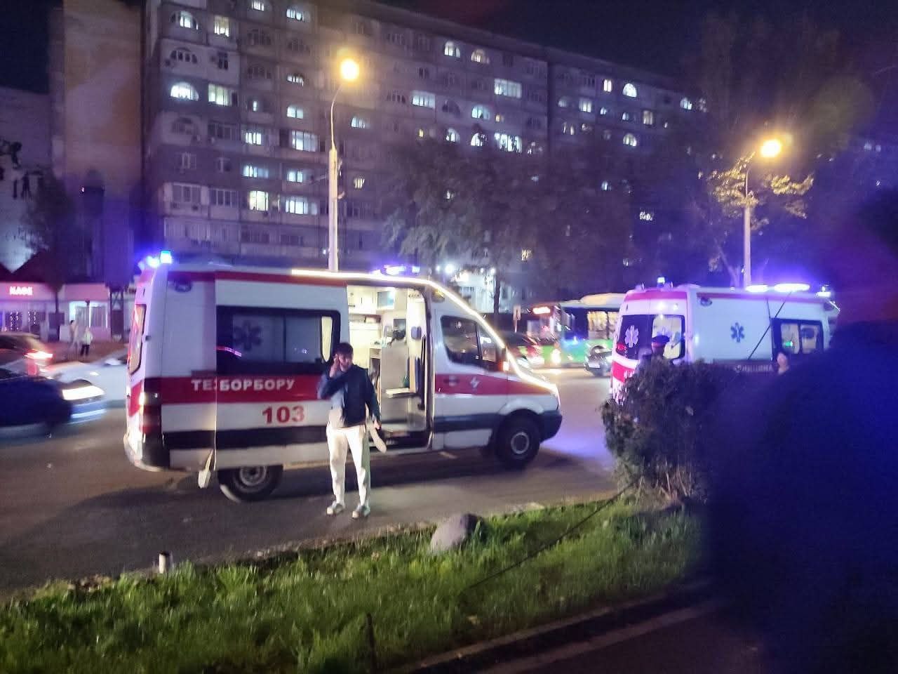 В центре Бишкека произошло крупное ДТП